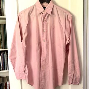 Ralph Lauren preppy vintage light pink womens button down shirt